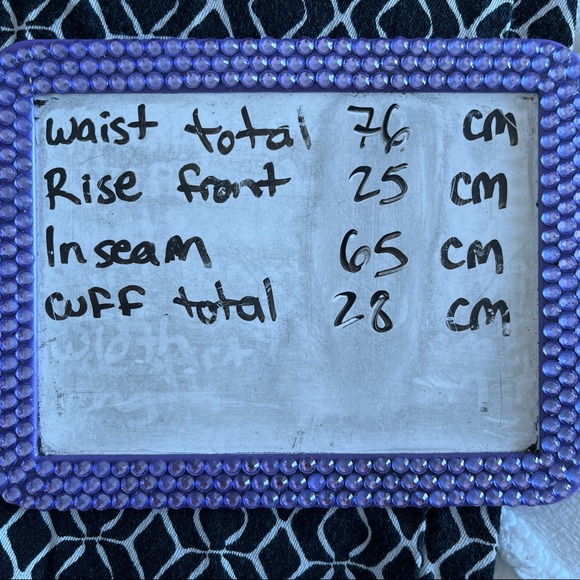 Jones New York Jeans Bottom Soho Ankle Geometric Pattern Print Slim Fit Size 10 - Picture 10 of 10